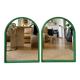 Pair of Italian plastic mirrors Gedy 1970
