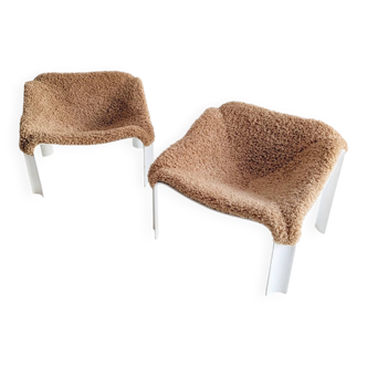 Set of 2 'F300' lounge chairs by Pierre Paulin for Artifort 1960s