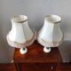 Paire de lampes vintage en albâtre