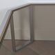 Table basse verre fumé