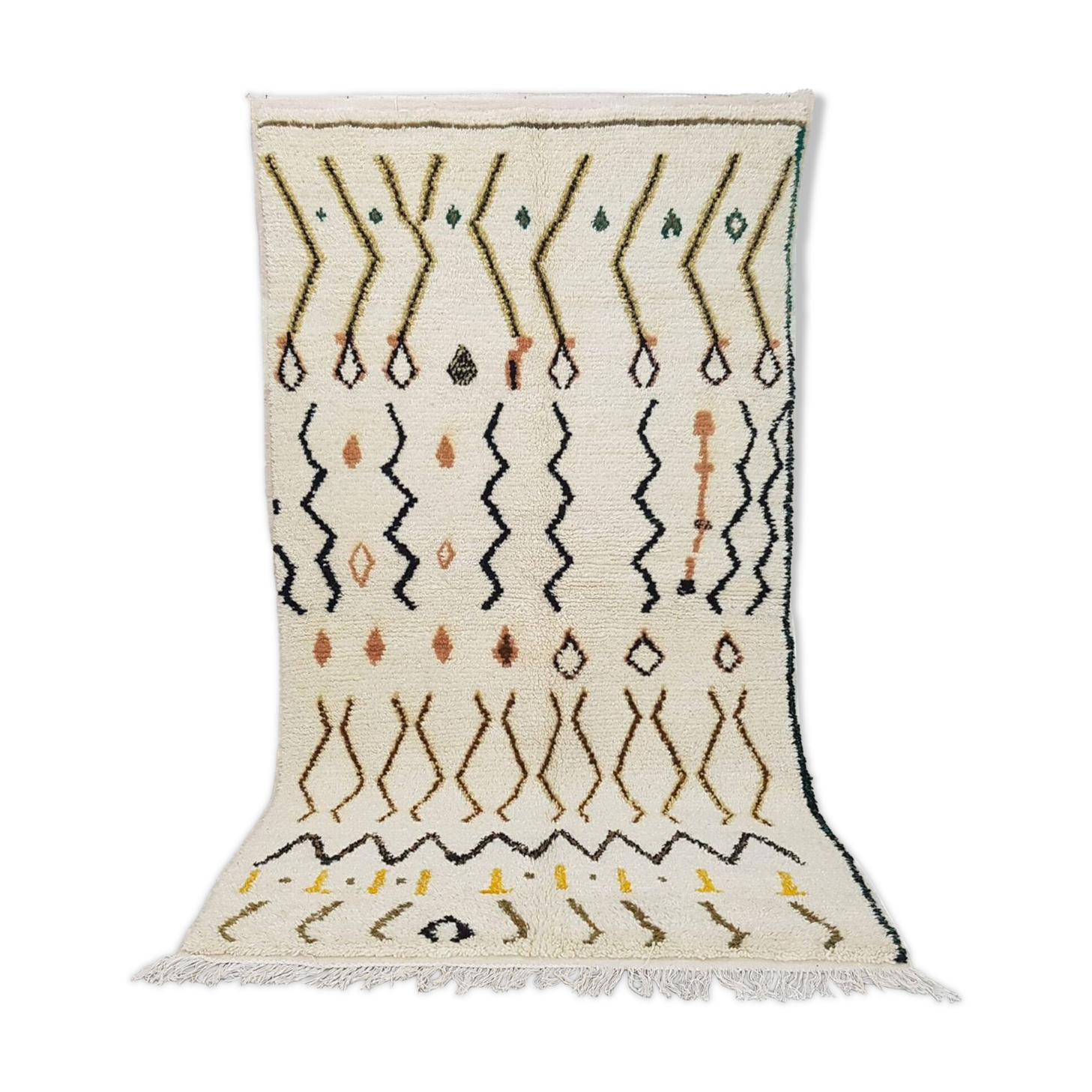 Moroccan Berber rug 258 x 141 cm Azilal wool rug