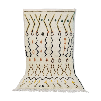Tapis Marocain berbère 258 x 141 cm tapis Azilal en laine