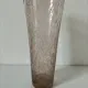 Bubble glass vase signed Biot – Pink beige