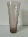 Bubble glass vase signed Biot – Pink beige
