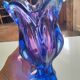 Electric blue Murano vase