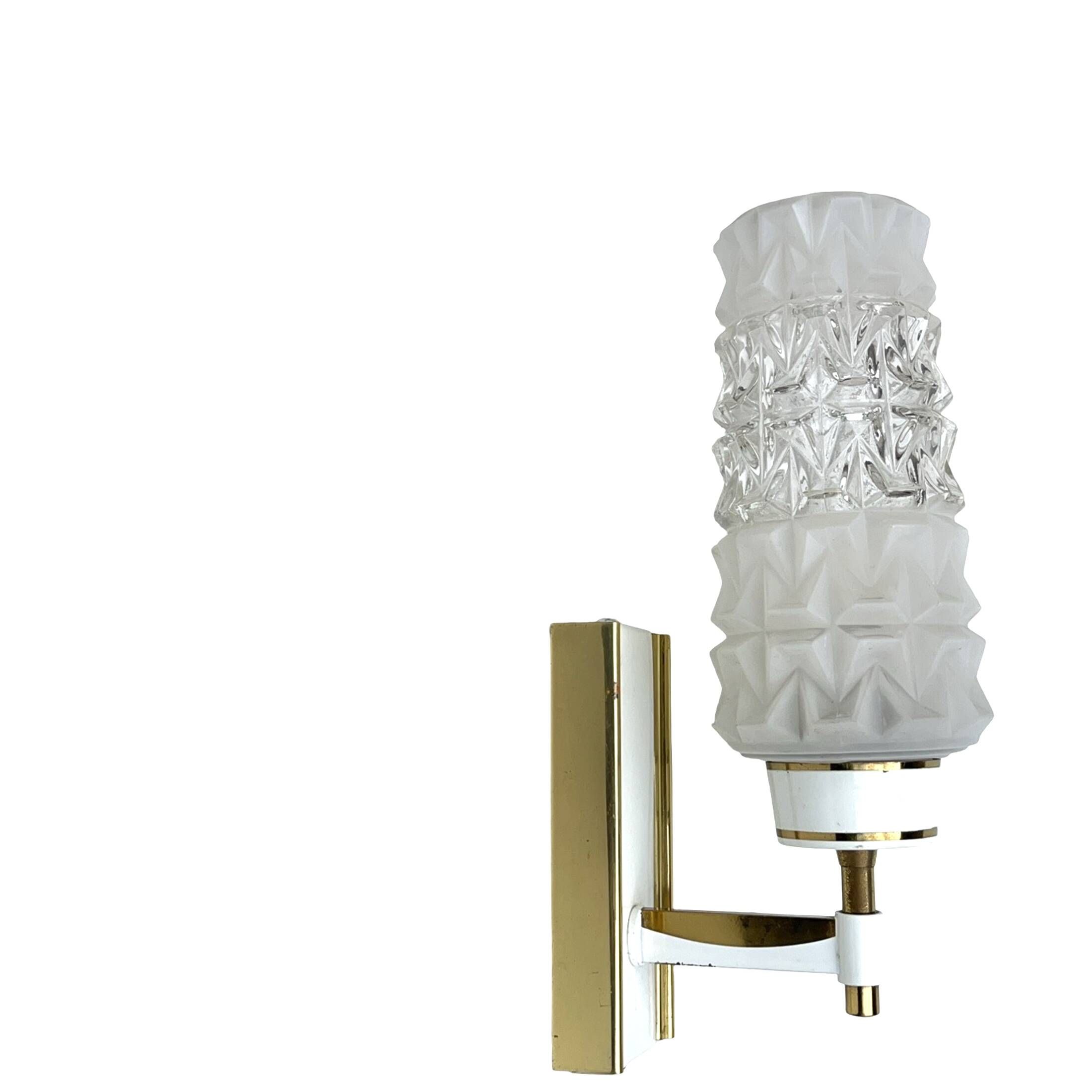 Vintage Hollywood Regency wall lamp, Germany, Sölken Leuchten, 1970s.