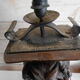 Lampe vintage anthropomorfe bois sculpte