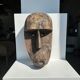 Large Timor mask in patinated wood H:50cm (1)