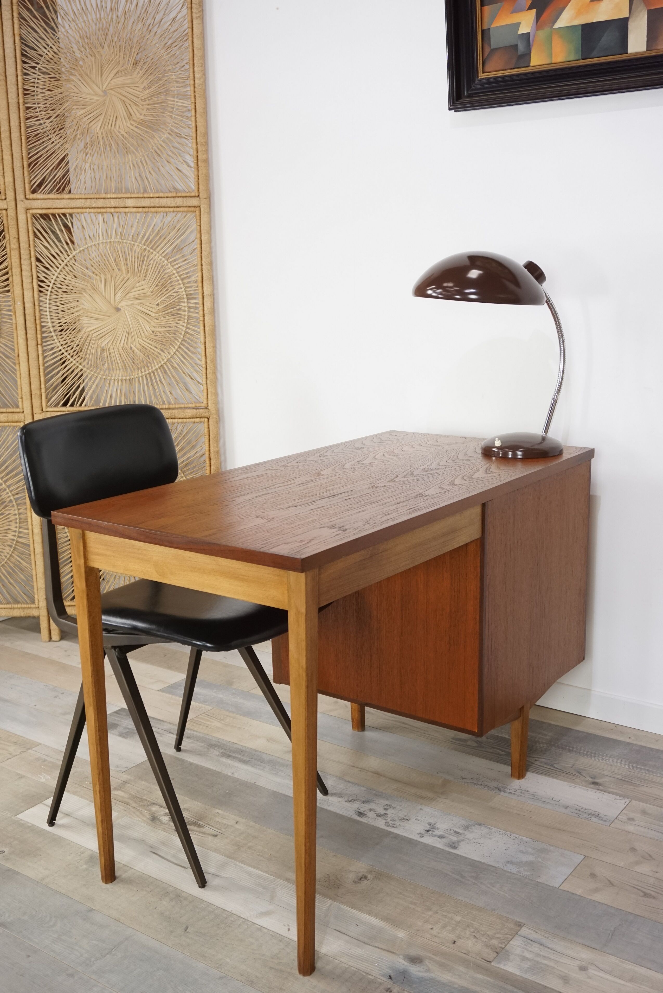 Teak desk 50s - 60s by CombinEurop