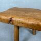 Vintage oak stool – tripod