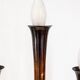 Art Deco lamp in glass and marble, Italy, 1930s