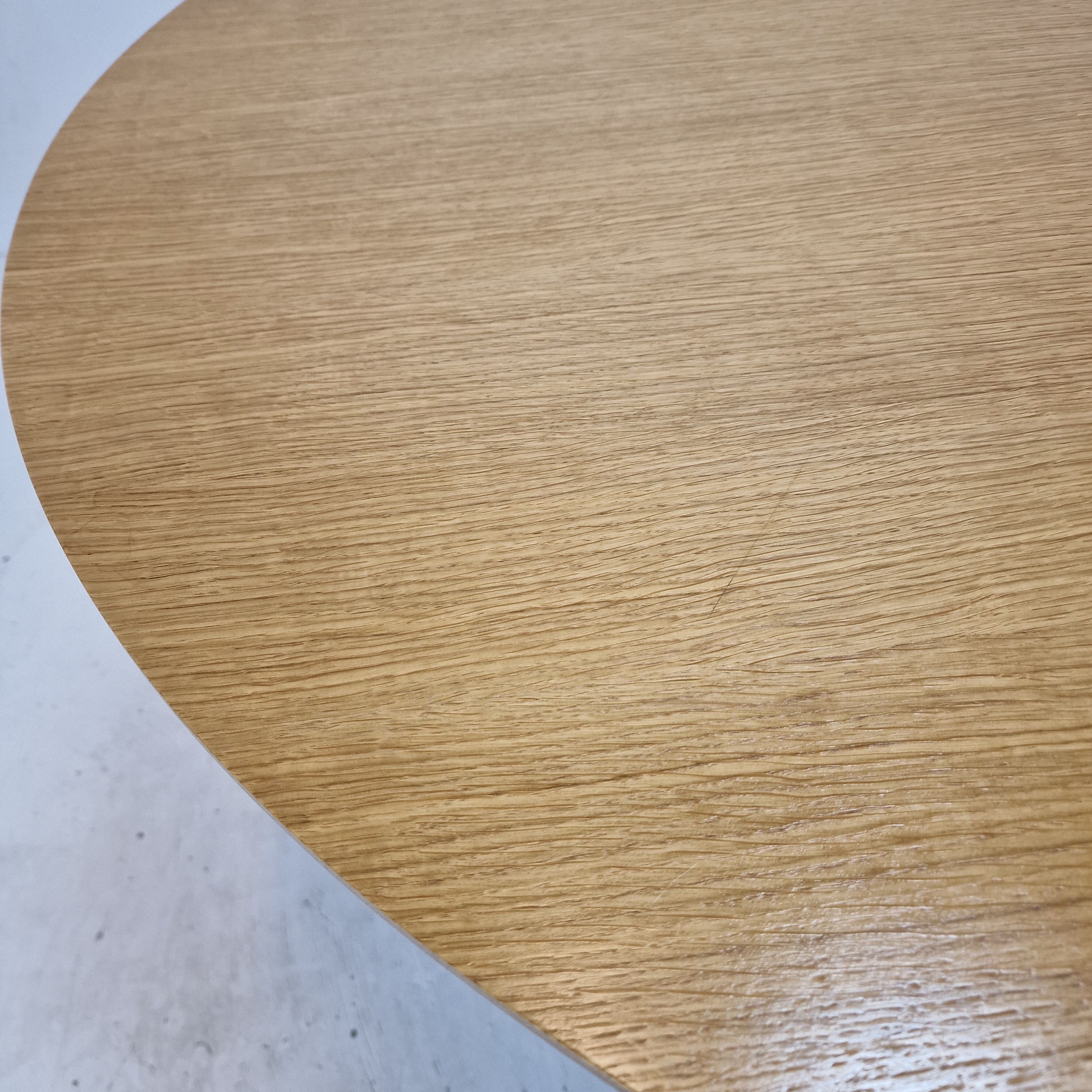 Oval Oak Dining Table by Pierre Paulin for Artifort
