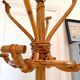 Vintage Rattan Parrot Coat Rack