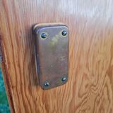 Rattan marquetry cabinet