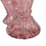 Set Of 2 Pink Art Nouveau Clichy Vases, early 1900s