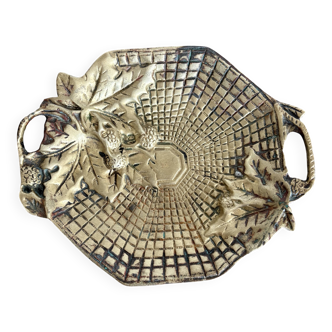 Antique brass bowl in the Nancy School style