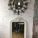 Louis Philippe pediment mirror 71x120cm