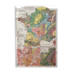 Old map of the geological France of 1945