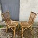 Pair of rattan chairs