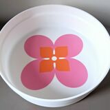 Large white Guzzini/Ornella Noorda tray. 70s