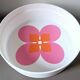 Large white Guzzini/Ornella Noorda tray. 70s