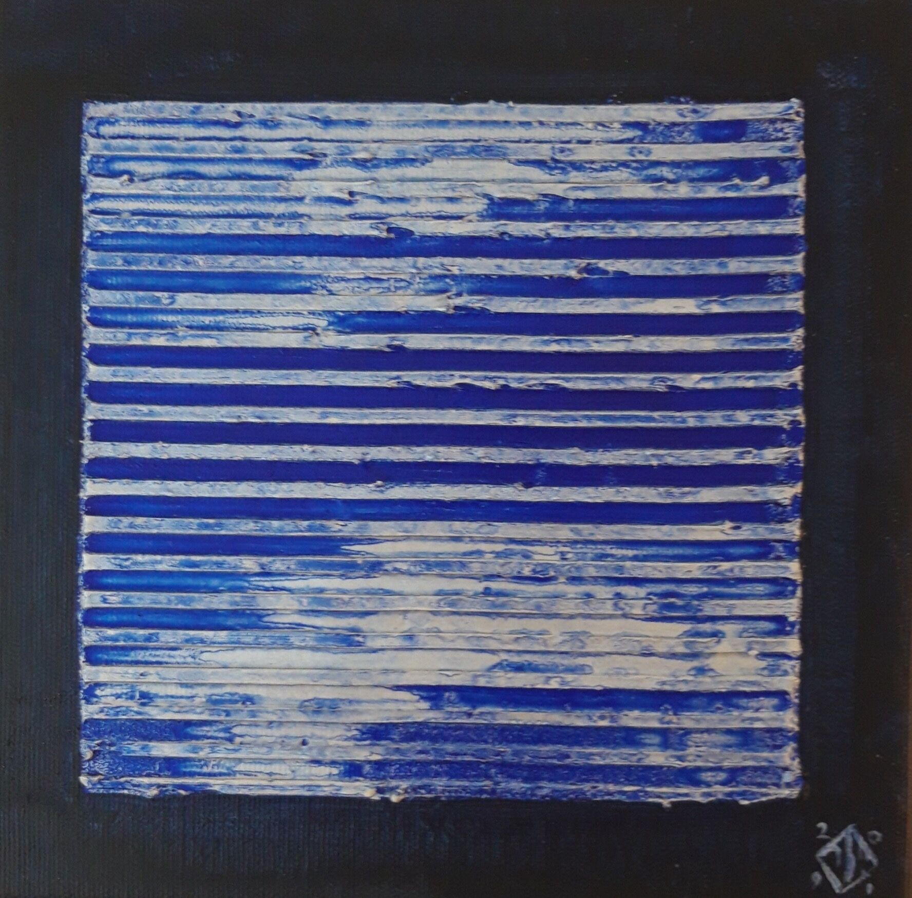 The Sea at Night, painting by Jacek Wendzonka