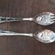 Metal salad servers
