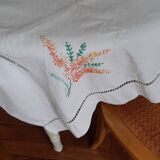 Hand embroidered tablecloth