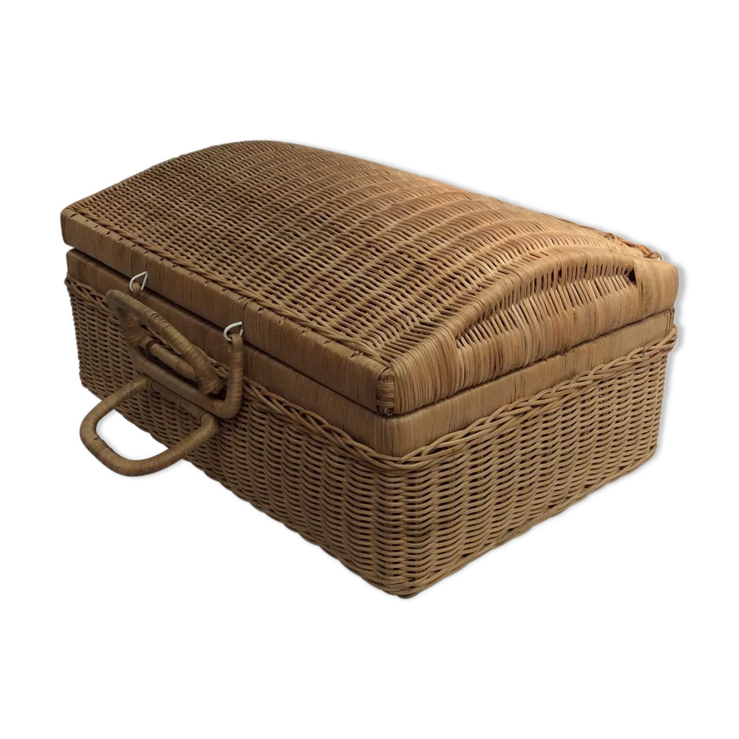 Vintage wicker case
