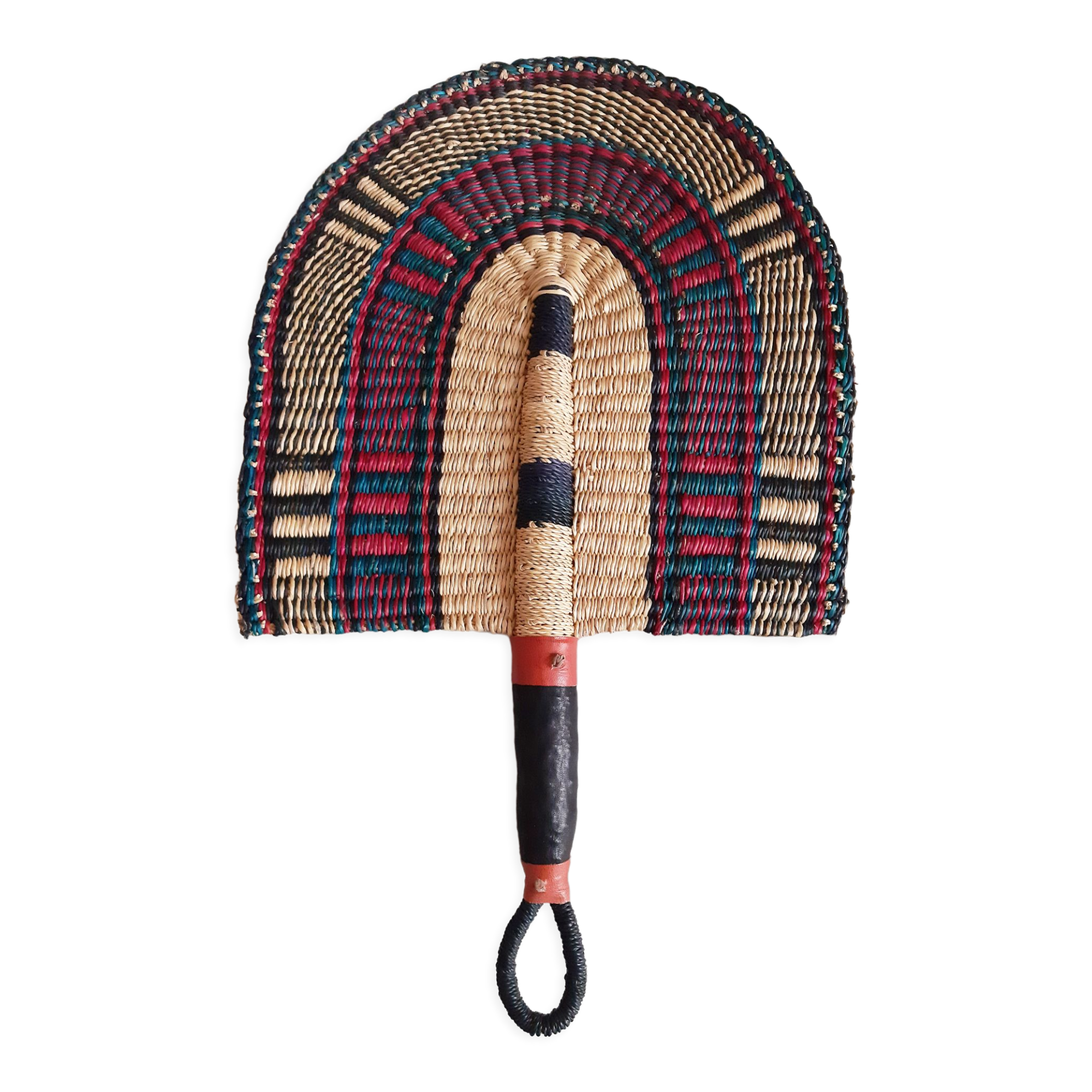 African fan bolga wall decoration of ghana