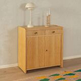 Buffet en placage de frêne, années 50