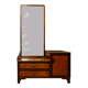 Dressing table with AB Nybrofabriken paint, from the 1950s