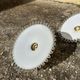 Trio vintage pendant light wavy opaline lampshade golden wires old light