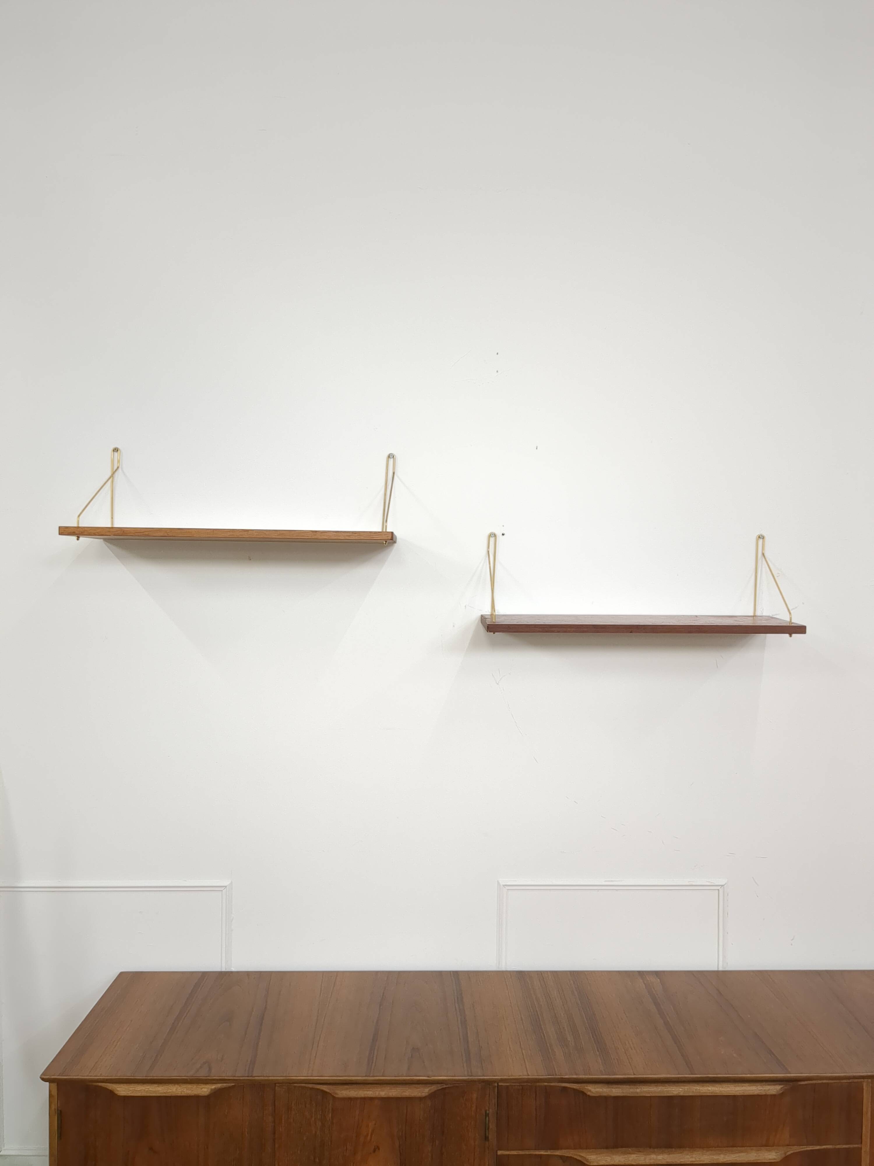 2 vintage shelves