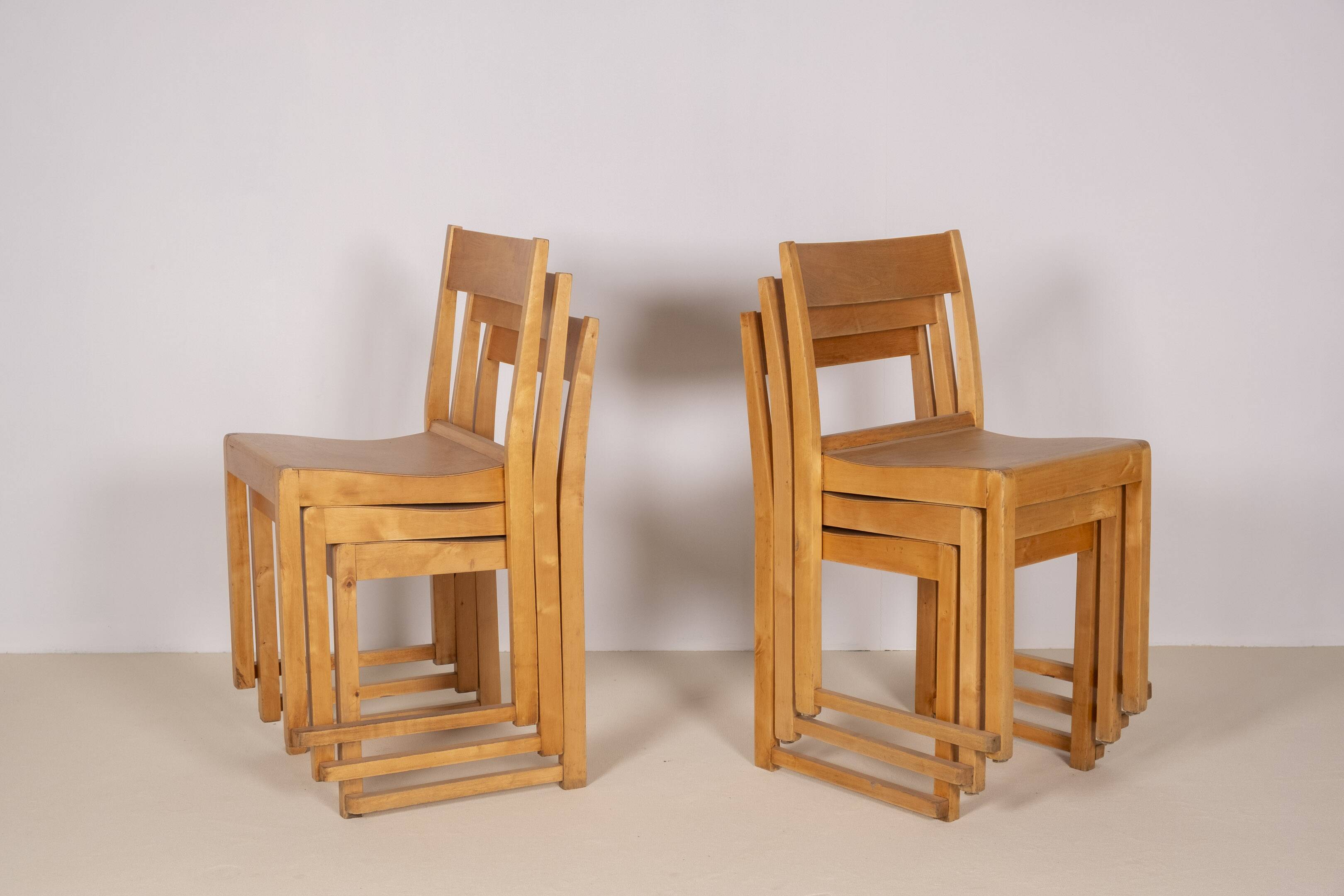 6x Sven Markelius Orchestra Chairs