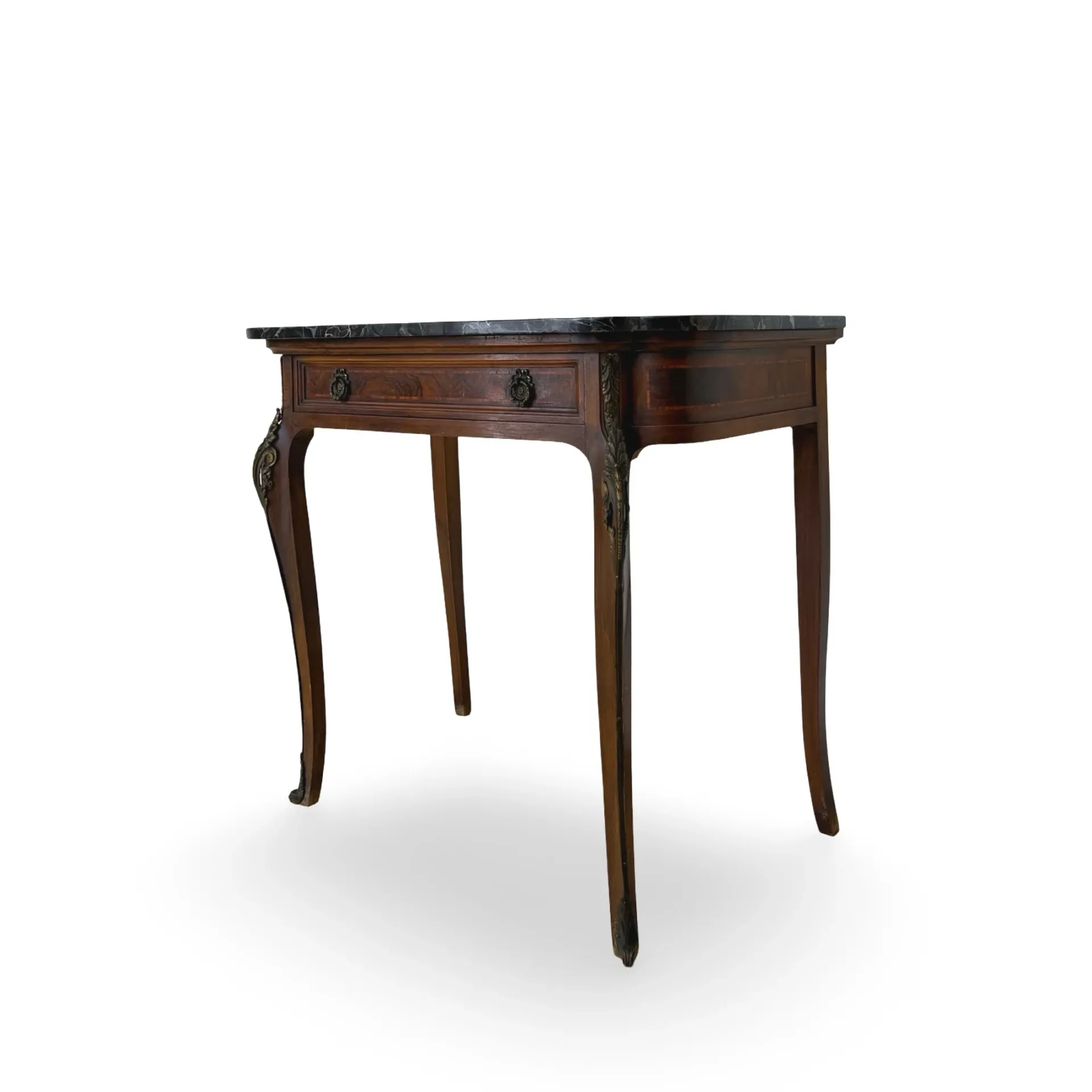 Console Table with Marble Top – 19th Century