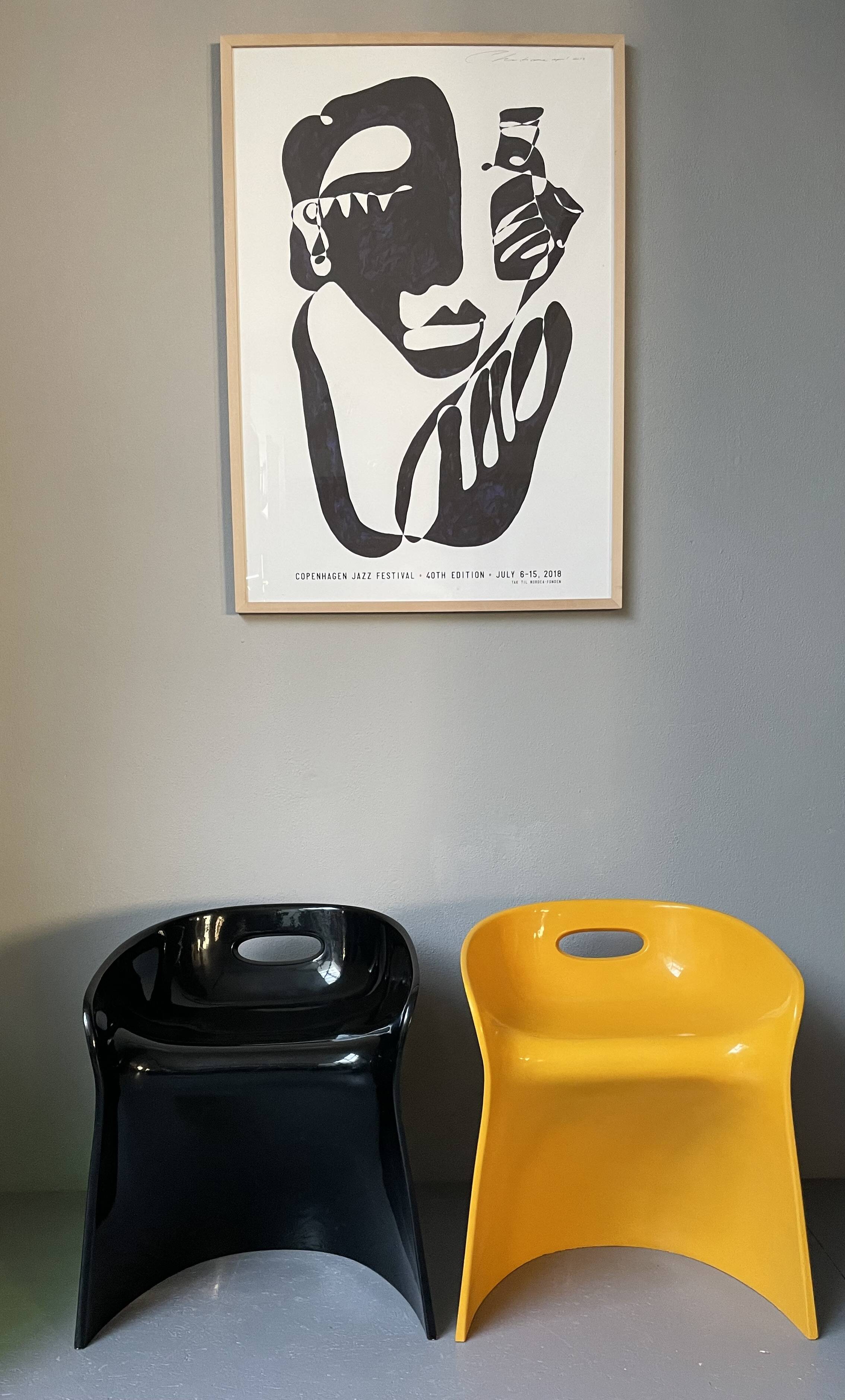 Paire de chaises « Bowl-chairs » design