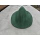 Art Deco wall light in green faience.