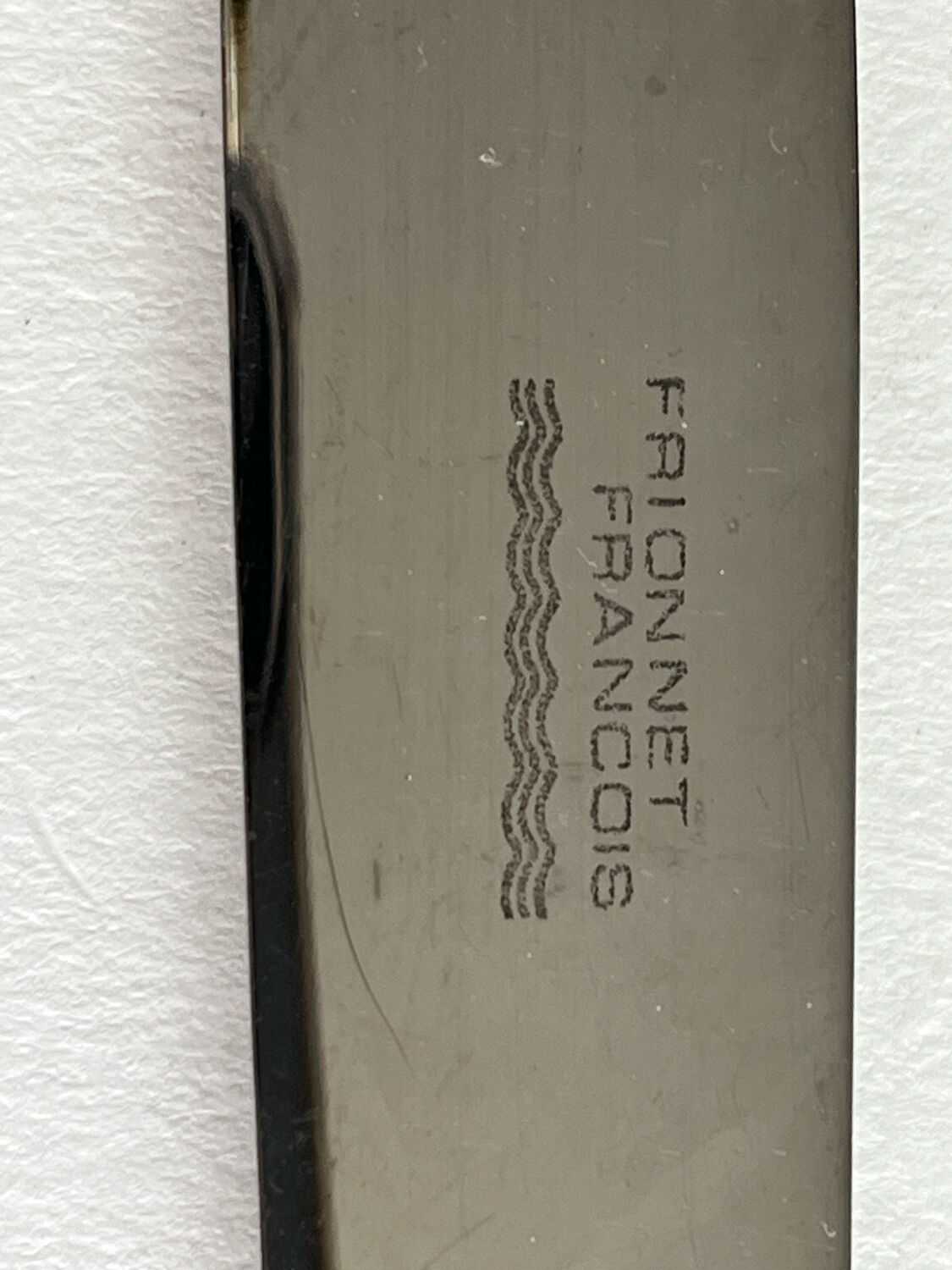 6 silver metal knives