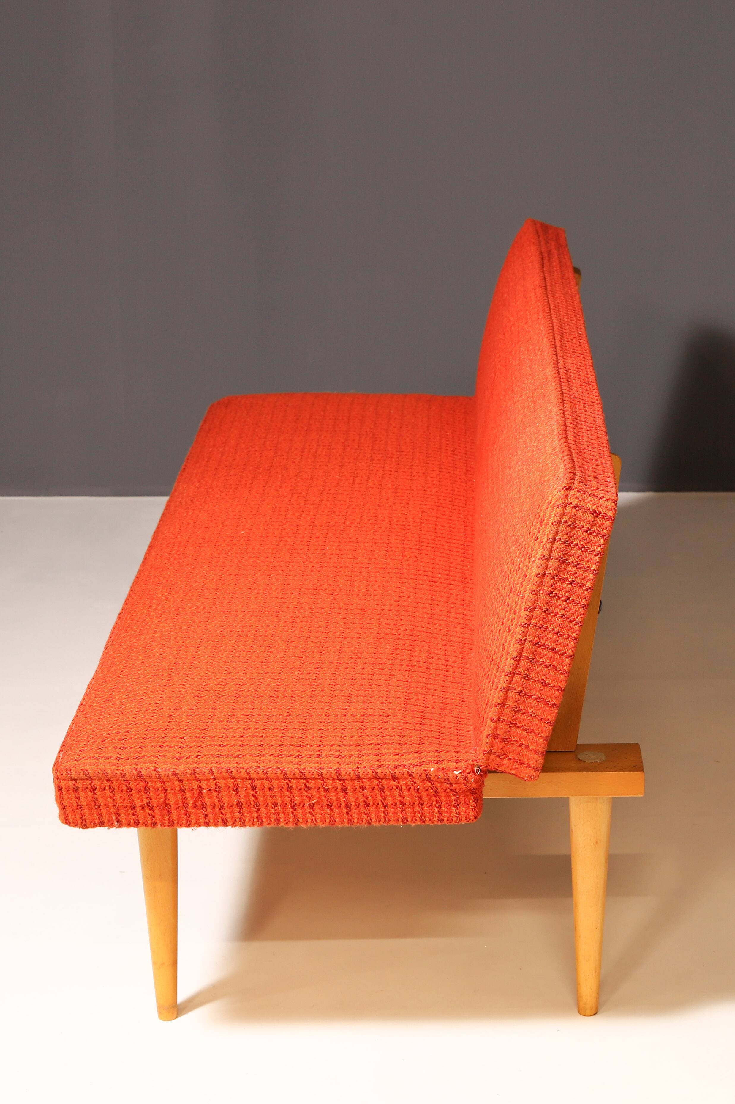 Mid century folding daybed by Miroslav Navrátil, 1960´s, Czechoslovakia