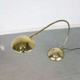 Vintage golden arc table lamp from meblo, 80s