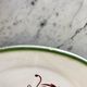 Set of 6 flat plates mismatched Digoin Sarreguemines models Rooster and Casino 30s