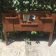 Vintage wooden headboard
