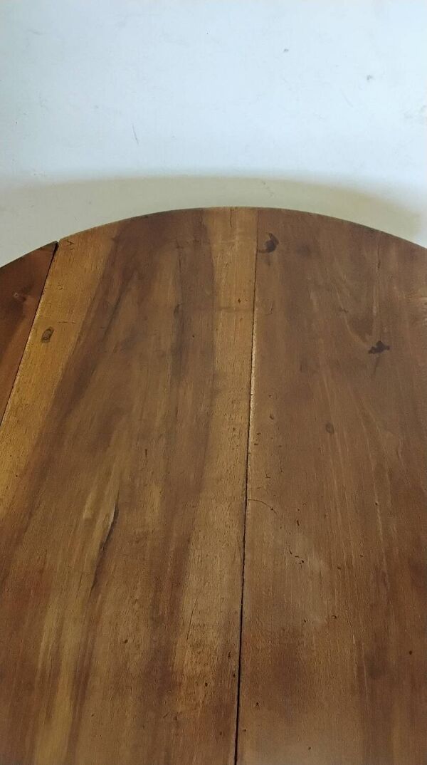 Table basse ovale en bois