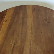 Table basse ovale en bois