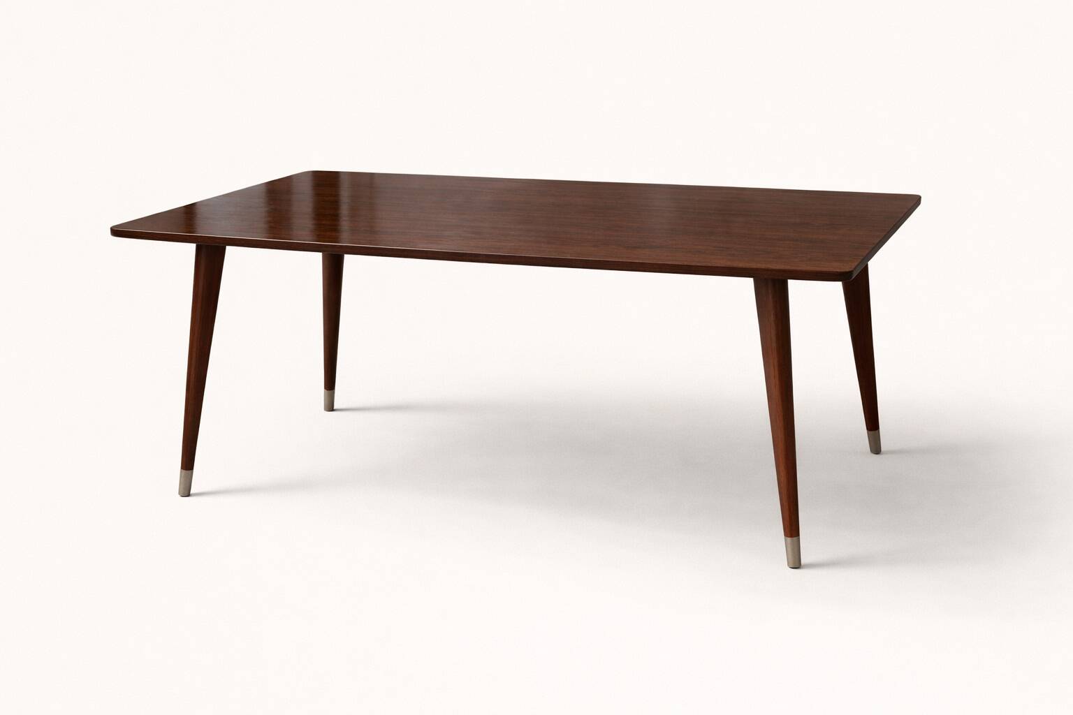 Vintage extendable table from the 1960s in formica with a Scandinavian rosewood effect.