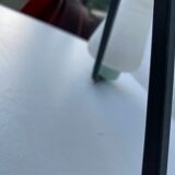 Vintage milk glass pastel color hanging lamp