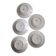 5 deep plates from Saint Amand ironstone