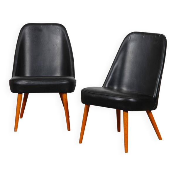 Paire de fauteuils par Ton vers 1960