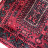 Tapis Baluch Vintage Fait Main en Laine – 71 x 136 cm - 1C939